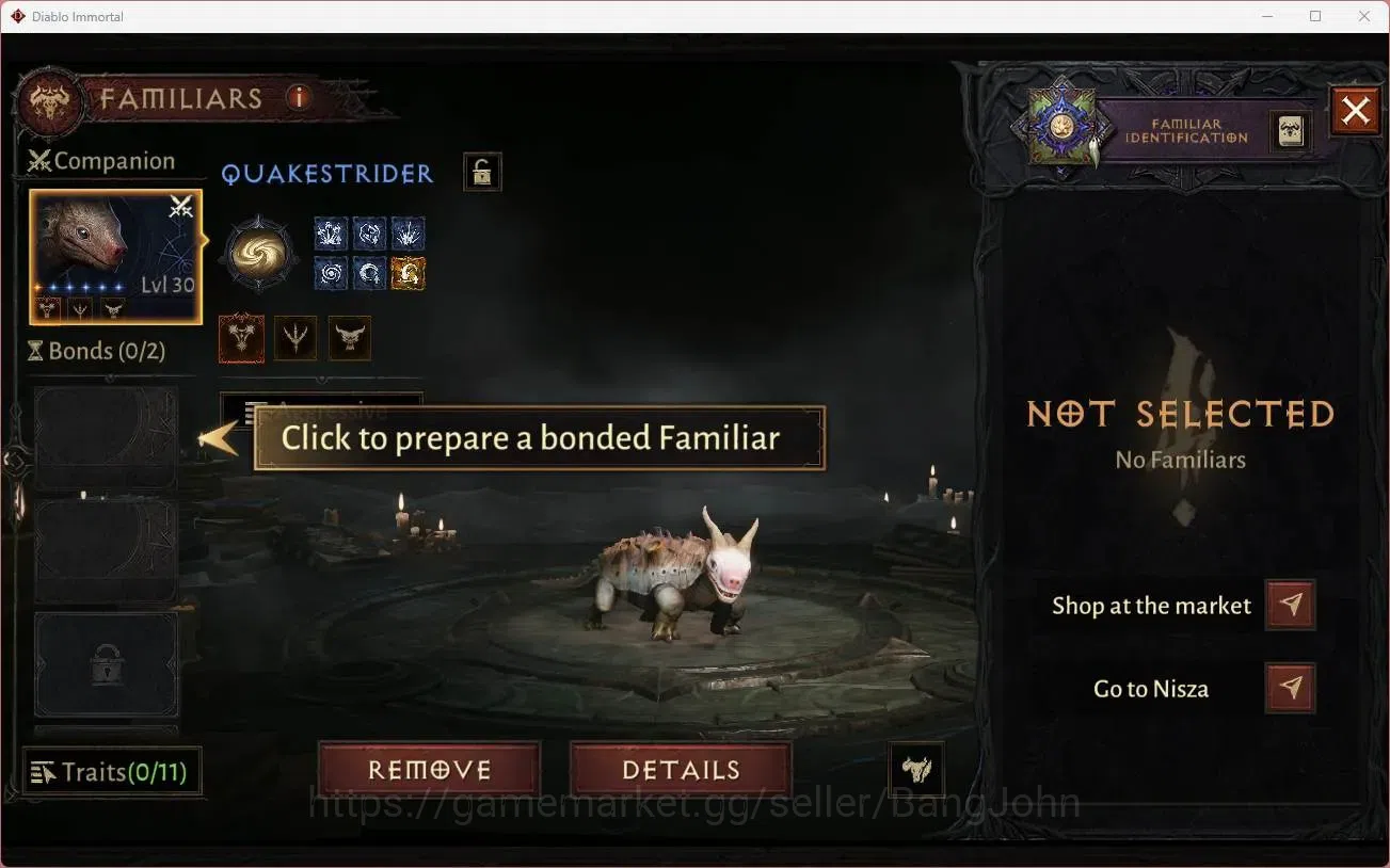 Diablo Immortal Accounts Mid-Tier SEA - Vasily | 60 (321) Druid - Maledictor|CR 28k|Reso 480|Hell 3|2 Cosmetics|Lv 30 (1 13