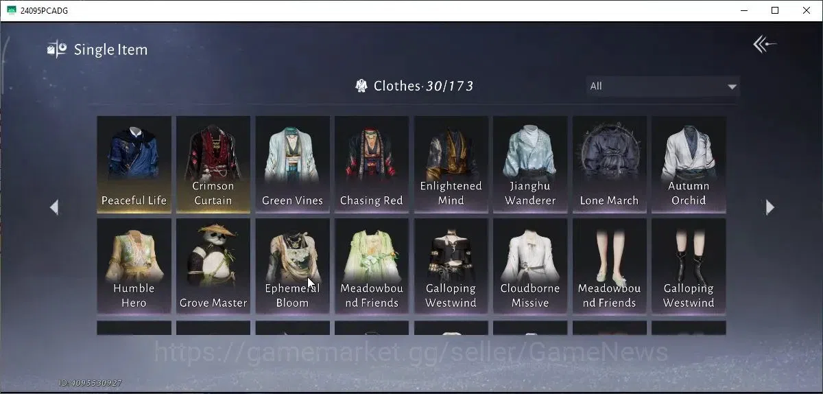 Where Winds Meet Accounts GLOBAL|Lv 95|GS 30K|2 HC 20 LM|Crimson Curtain|Moo image 17