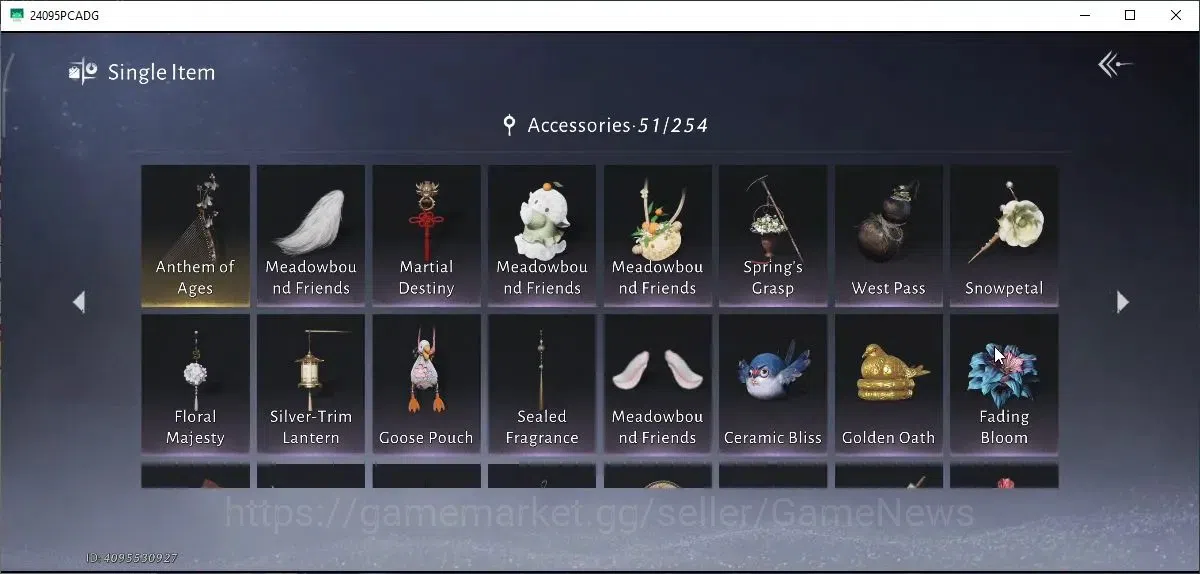Where Winds Meet Accounts GLOBAL|Lv 95|GS 30K|2 HC 20 LM|Crimson Curtain|Moo image 20