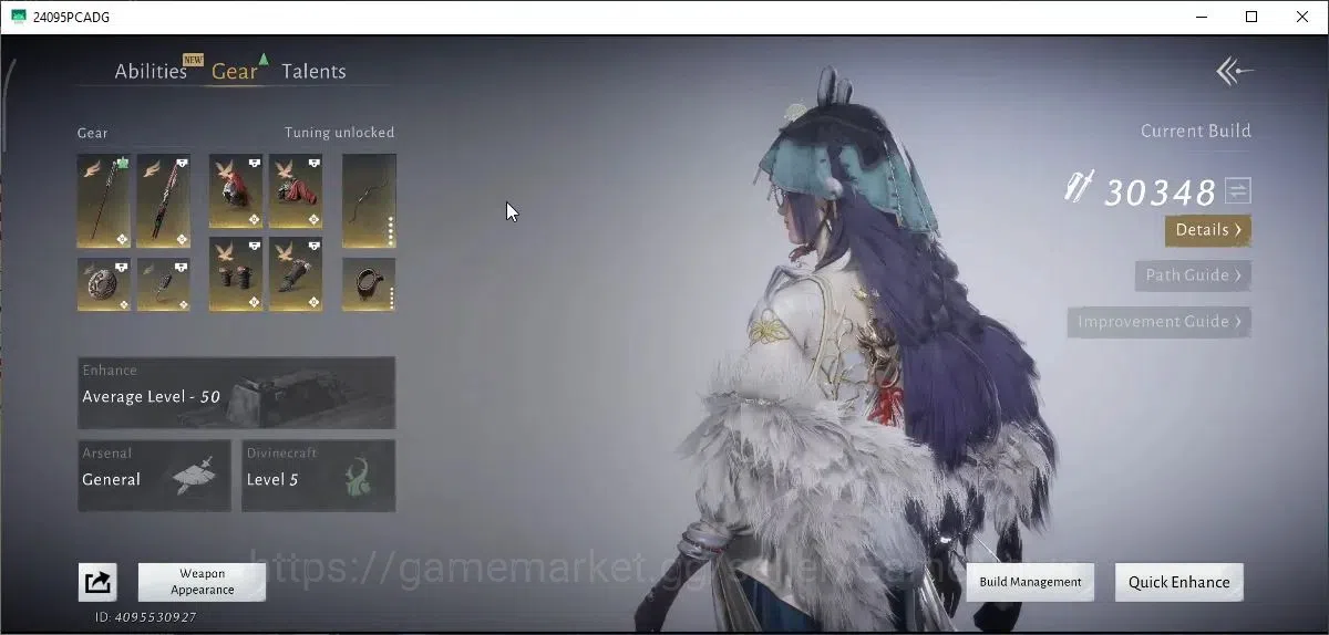 Where Winds Meet Accounts GLOBAL|Lv 95|GS 30K|2 HC 20 LM|Crimson Curtain|Moo image 7