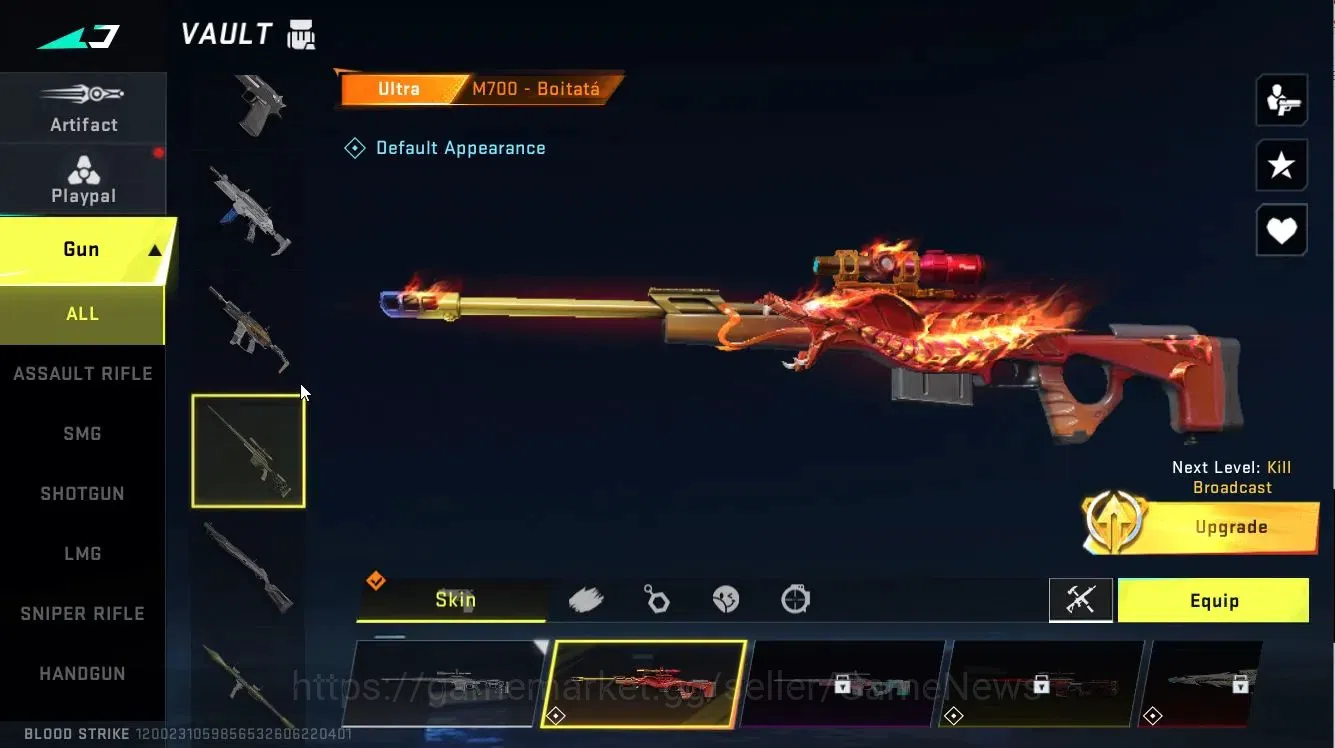 Blood Strike Accounts ASIA|ULTRA M700-Boitatá | Legendary HK416-Undercur image 5