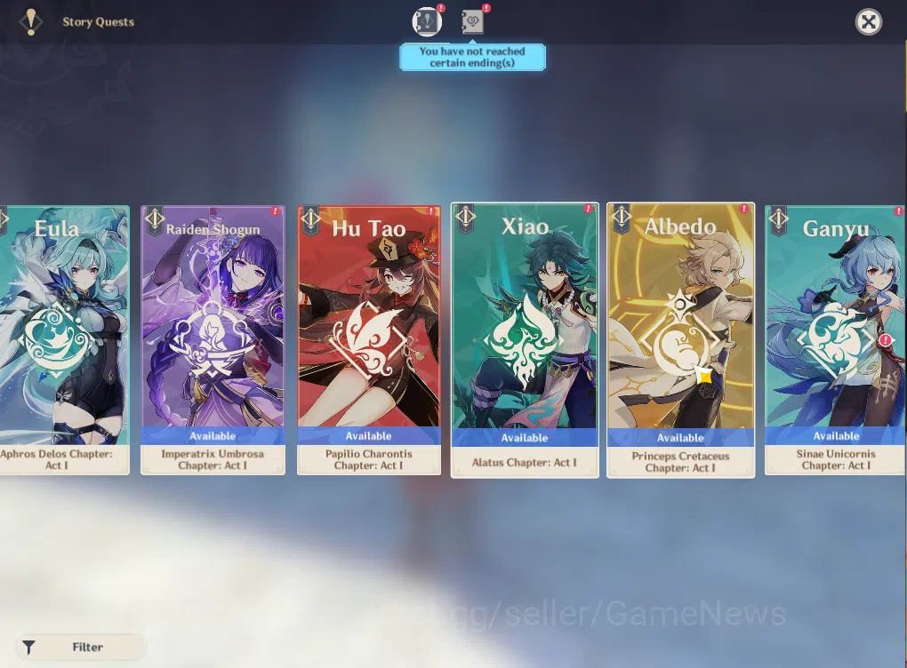 Genshin Impact Accounts ASIA|AR 51|3 Limited+30(*4Character)|Navia,Xiao,Ka image 5
