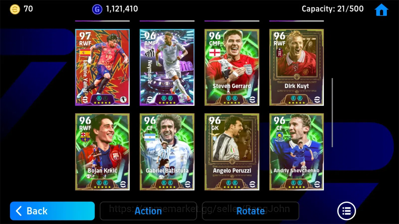 eFootball Accounts Android|PW 3185|Mbappe Show,Vieri epic,Marcelo epi image 2