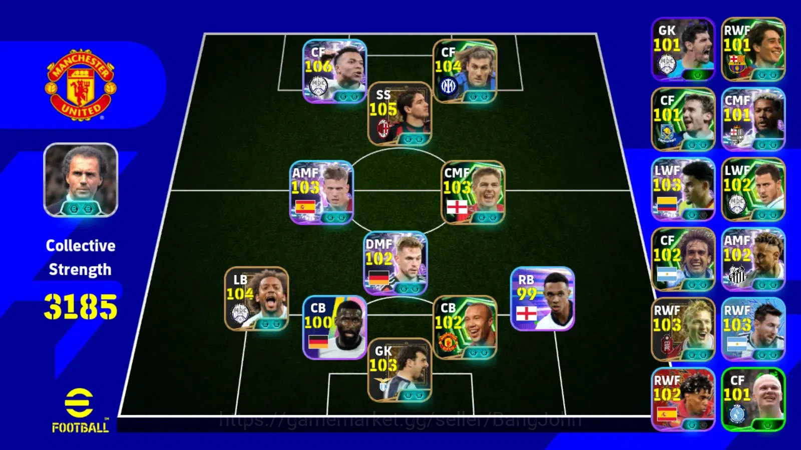 eFootball Accounts Android|PW 3185|Mbappe Show,Vieri epic,Marcelo epi image 6