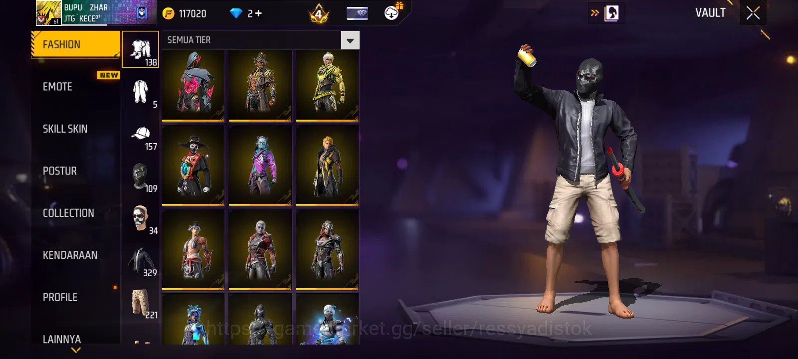 Free Fire Accounts FREE FIRE | SG2 EMERALD POWER, M4A1 GENOS,AK47 UNICORN LAVA, MP40 FLASHING SPEED, VAULT 329, CHEAPEST 8