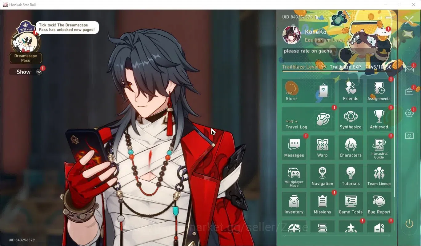 Honkai Star Rail Accounts Starter ASIA|TL59||Mortenax Blade Lv60|Silver Wolf|Cruising in the Stellar Sea & many more 1