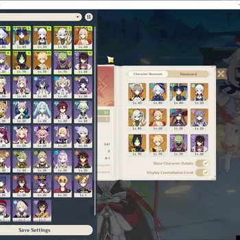 Genshin Impact Accounts Mid Game ASIA|AR 51|6 Limited + 2(*5 Weapon)|Sandrone,Nahida,Furina,Yoimima,Ayaka,Wanderer|Reunion