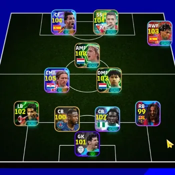 eFootball Accounts Legends & Iconic Players Mobile|PW 3180|Epic Cruyff, Suarez, van Basten, Rooney, Rijkaard, Showtime