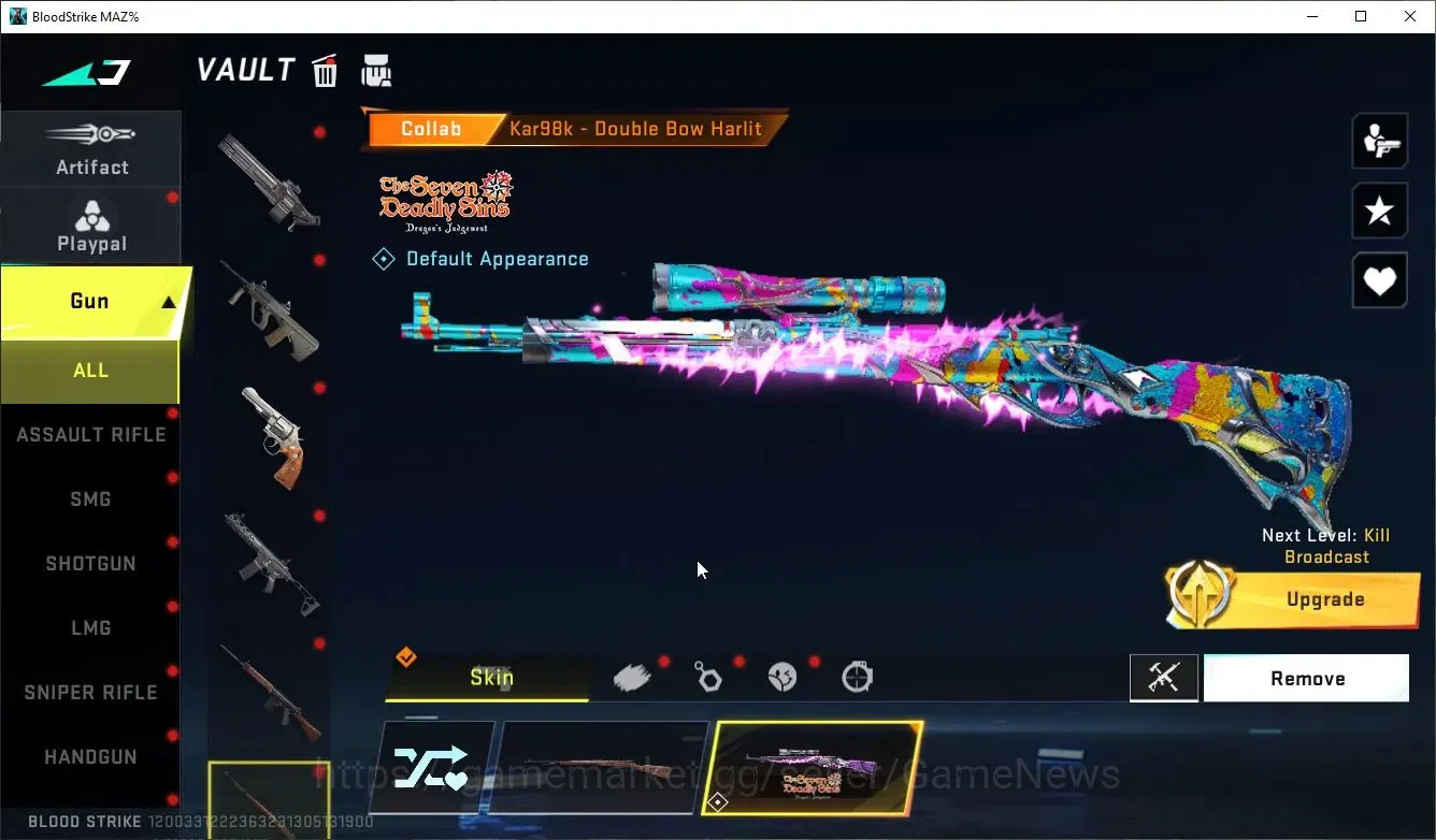 Blood Strike Accounts ASIA|Collab 7DS AK47,Karl98,QBZ95,BLEACH Byakuya+7 image 8