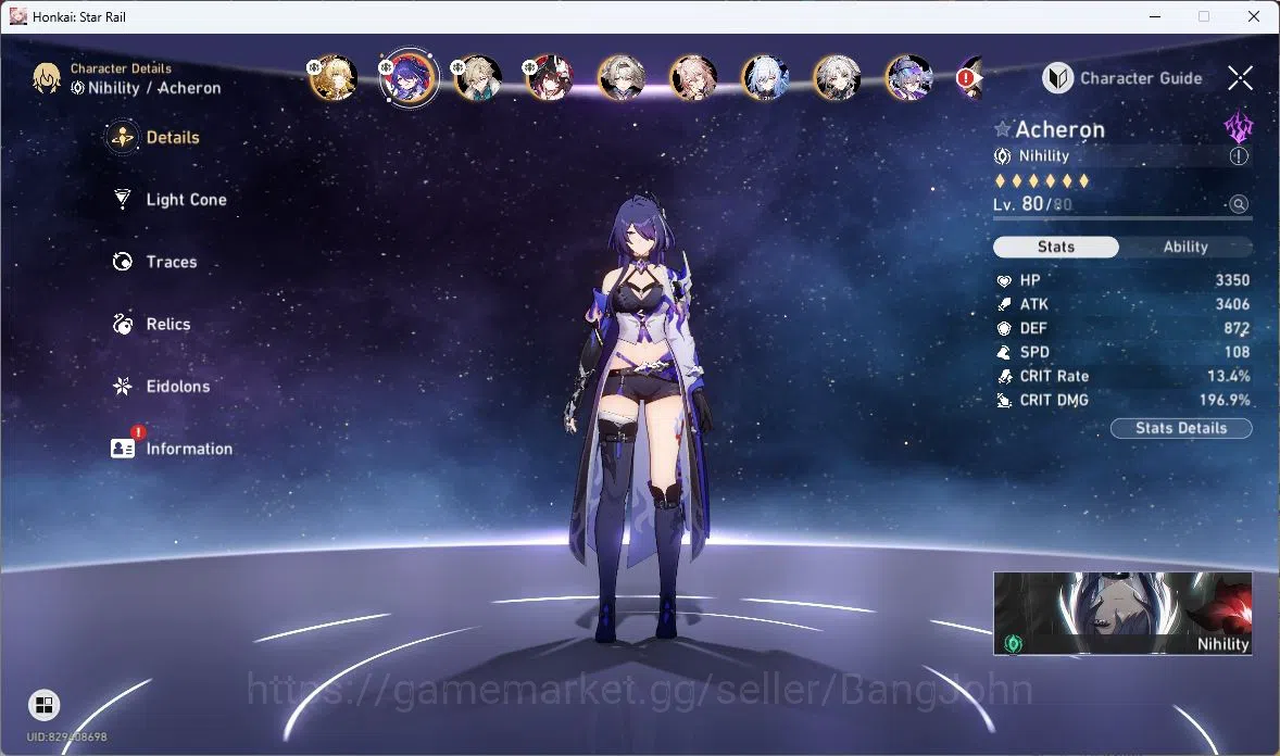 Honkai Star Rail Accounts ASIA | TL 66 | 14 LIMIT | ANGLAE | ACHERON | AVENT image 2