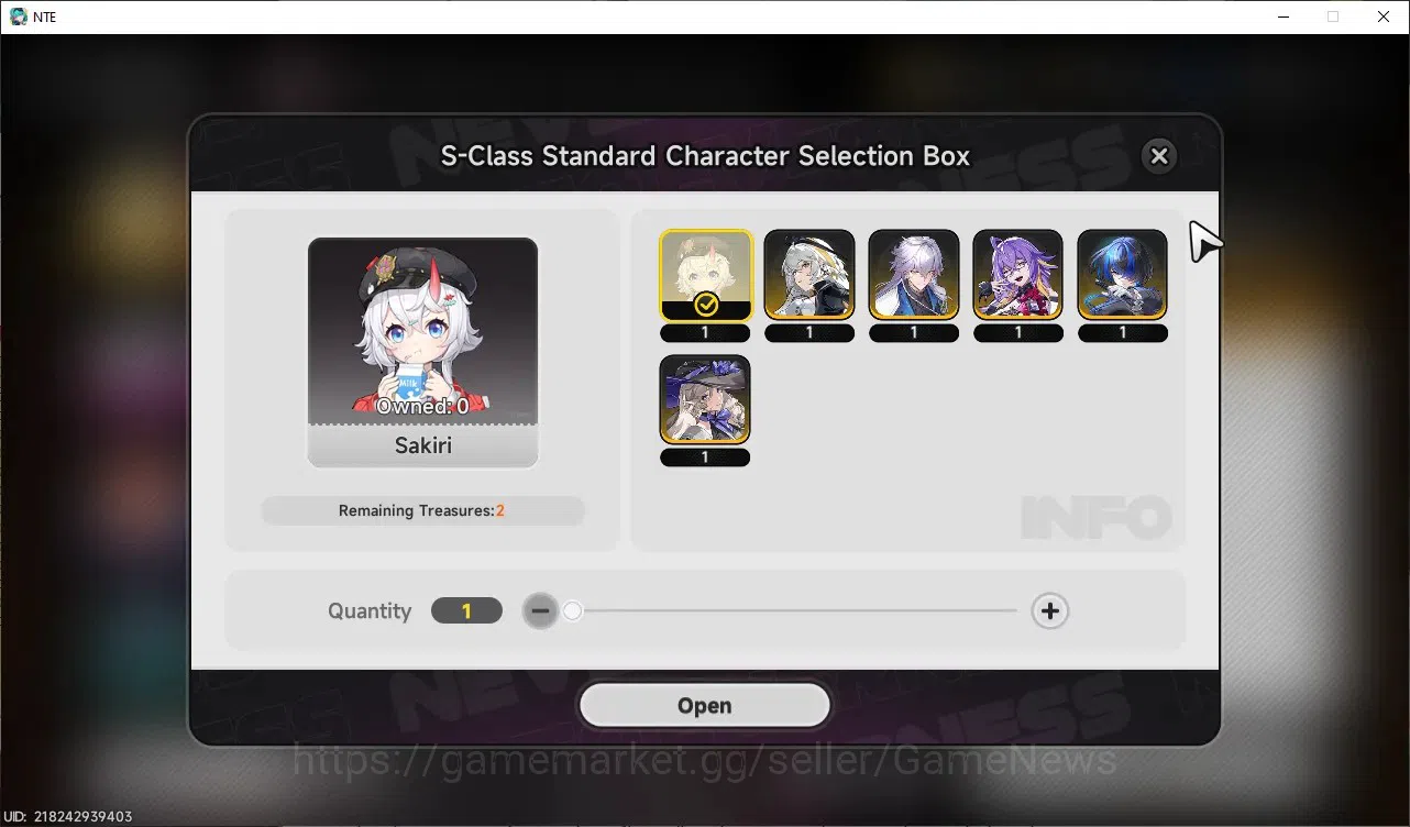 Neverness to Everness Accounts Global SEA|HL 8|3 SSR 1 Limited [Shinku+Signature],Baicang,Fadia|2 SSR Selector Box|Selector 11