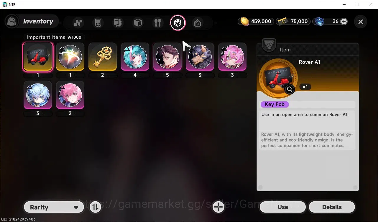 Neverness to Everness Accounts Global SEA|HL 8|3 SSR 1 Limited [Shinku+Signature],Baicang,Fadia|2 SSR Selector Box|Selector 14