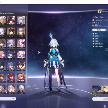 Honkai Star Rail Accounts Others Asia|TL 38|10 Limited|Cerydra+Sign,Casto,Evernight,Yao Guang,Robin,Sparkle,Fu