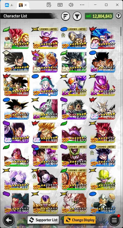 Dragon Ball Legends Accounts Global |Lvl 148|12M Total Power|13K CC|3 LR|4 UL|L image 15