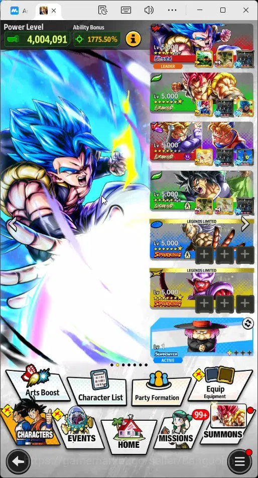 Dragon Ball Legends Accounts Global |Lvl 148|12M Total Power|13K CC|3 LR|4 UL|L image 16