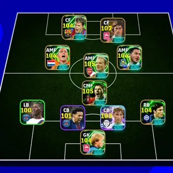 eFootball Accounts Legends & Iconic Players Eden Hazard 106➤Gerd Muller 107➤Wesley Sneijder 106➤Lothar Matthaus➤Steven