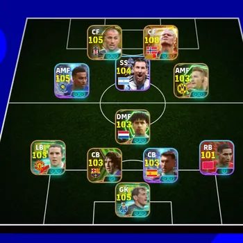 eFootball Accounts Legends & Iconic Players COLECTIVE 3214+ |BIG TIME ERLING HALLAND x RICARDO QUARESMA x MORGAN ROGERS x M