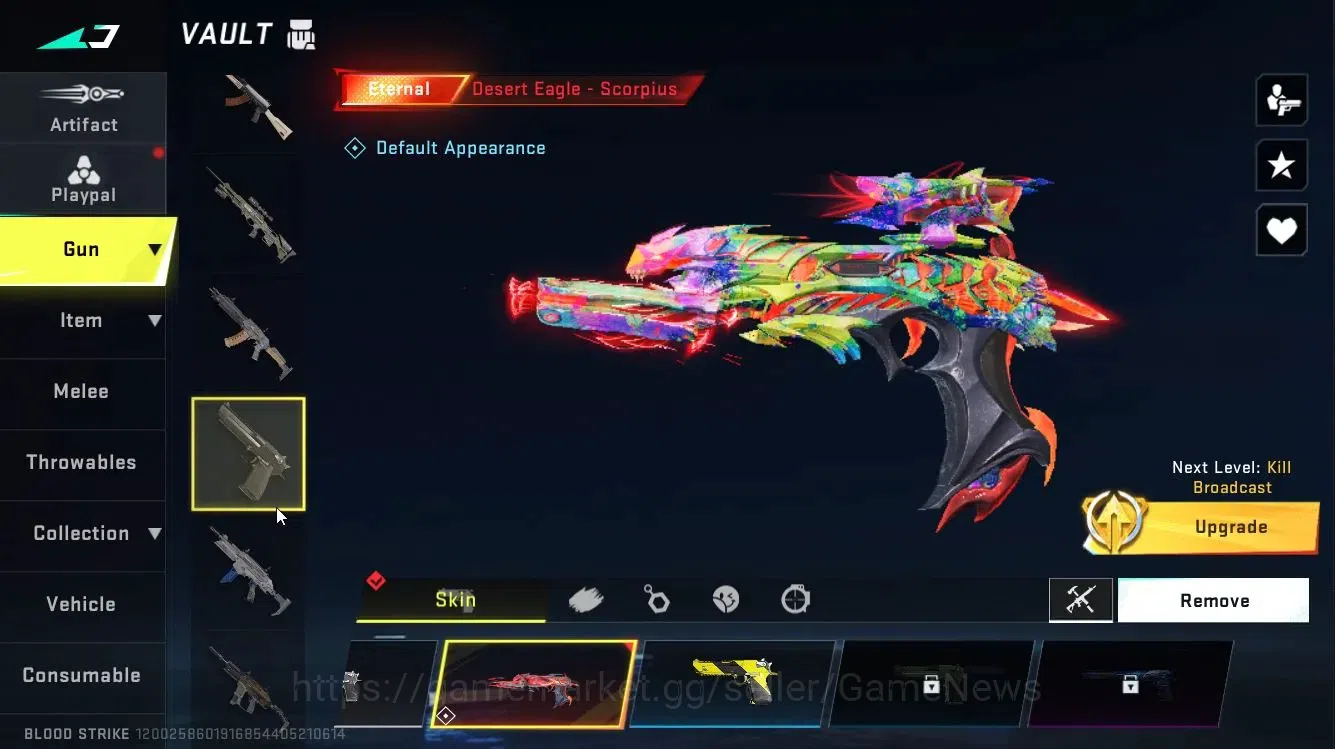 Blood Strike Accounts Asia|ETERNAL DEagle Scorpius|Colab AOT[ETHAN-AOT,K image 11