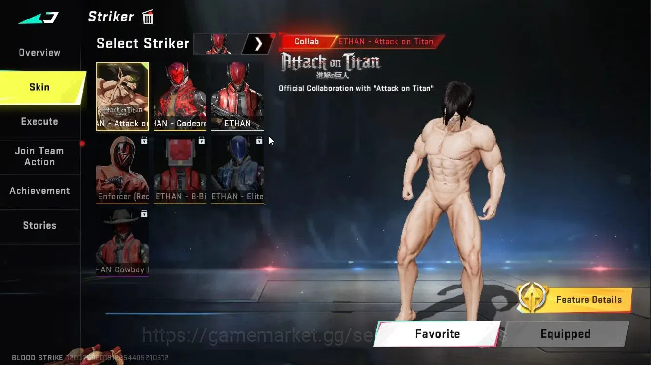 Blood Strike Accounts Asia|ETERNAL DEagle Scorpius|Colab AOT[ETHAN-AOT,K image 4