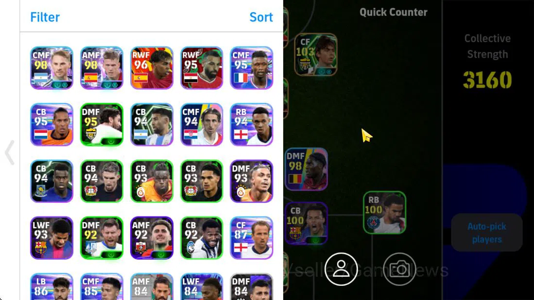 eFootball Accounts Mobile| Blitz Curler(Neymar),Phenom Finish(Hadji D image 2