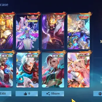 Mobile Legends: Bang Bang Accounts Collector Hero133|Skin571|ExImmo 101|Legend Layla,Johnson,Franco|Aspirant