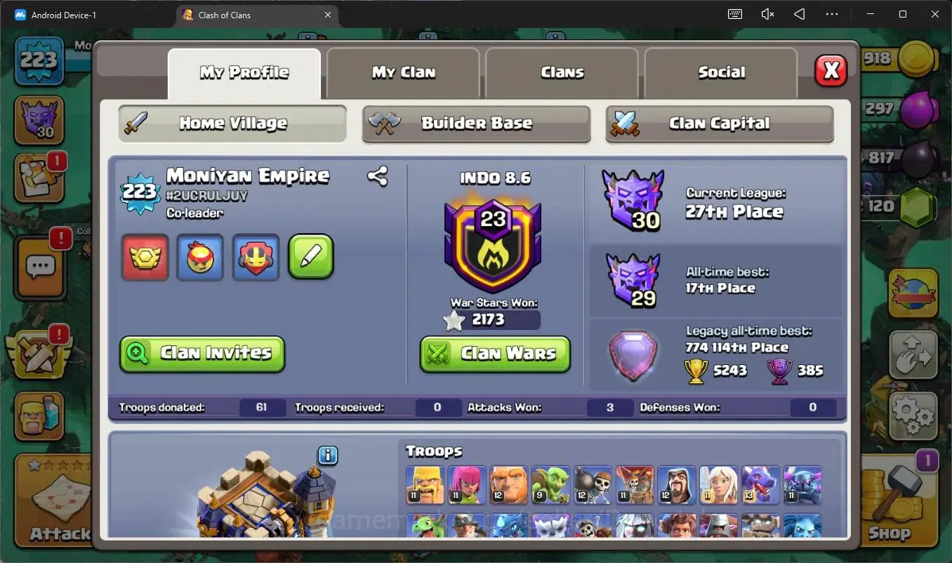 Clash of Clans Accounts Global | TH18-BH10|LVL 223|HH11|BK73,AQ75,GW71,RC4 image 16
