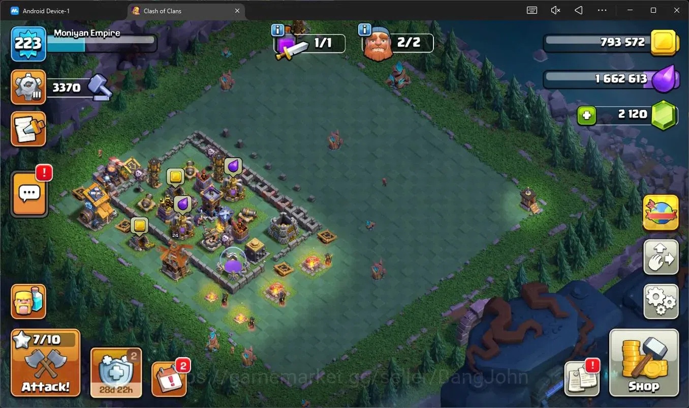 Clash of Clans Accounts Global | TH18-BH10|LVL 223|HH11|BK73,AQ75,GW71,RC4 image 5