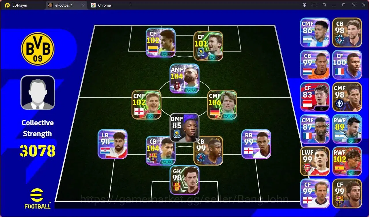 eFootball Accounts Mobile |PW 3078|Epic Matthäus,Gerrard,Shevchenko|S image 1