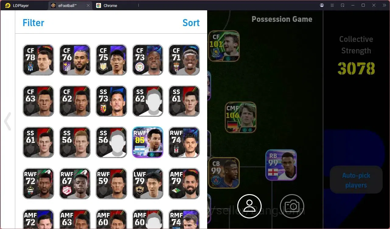 eFootball Accounts Mobile |PW 3078|Epic Matthäus,Gerrard,Shevchenko|S image 2
