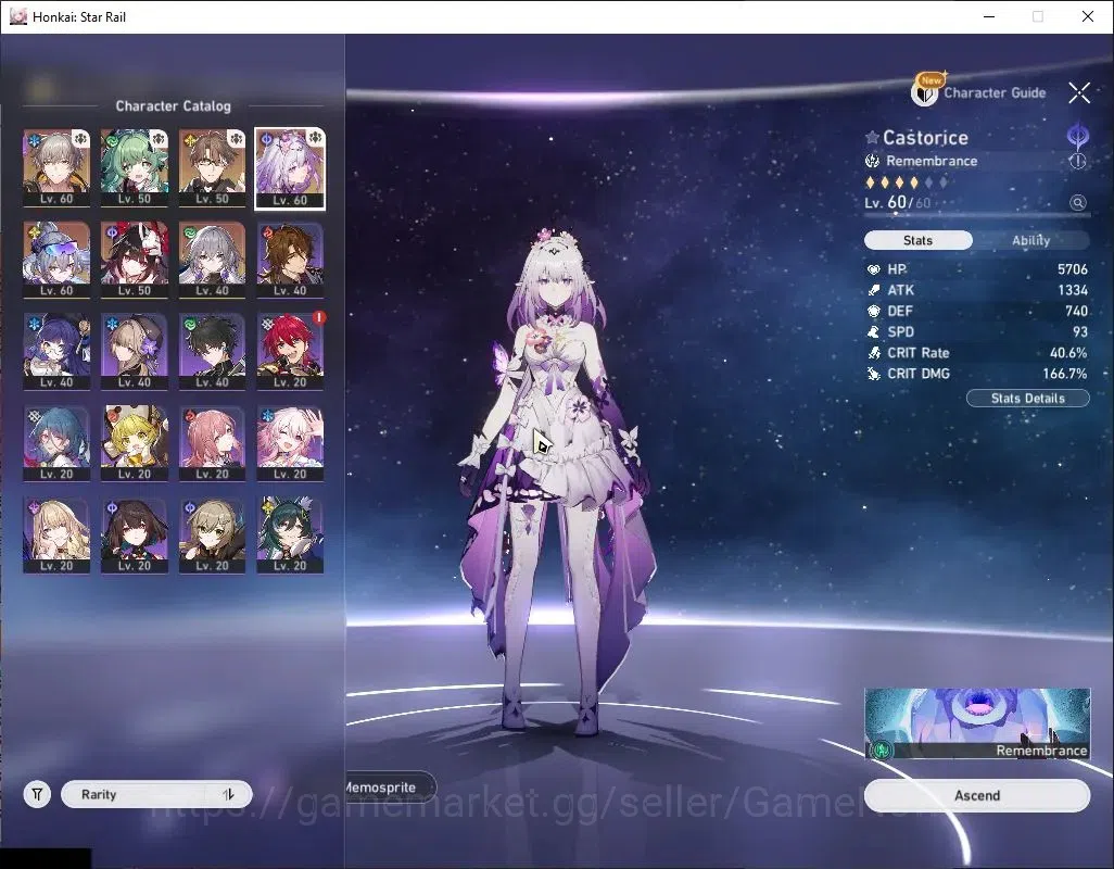 Honkai Star Rail Accounts ASIA|TL 42|4 Limited|Silver Wolf Lv999, Sparkle, C image 4