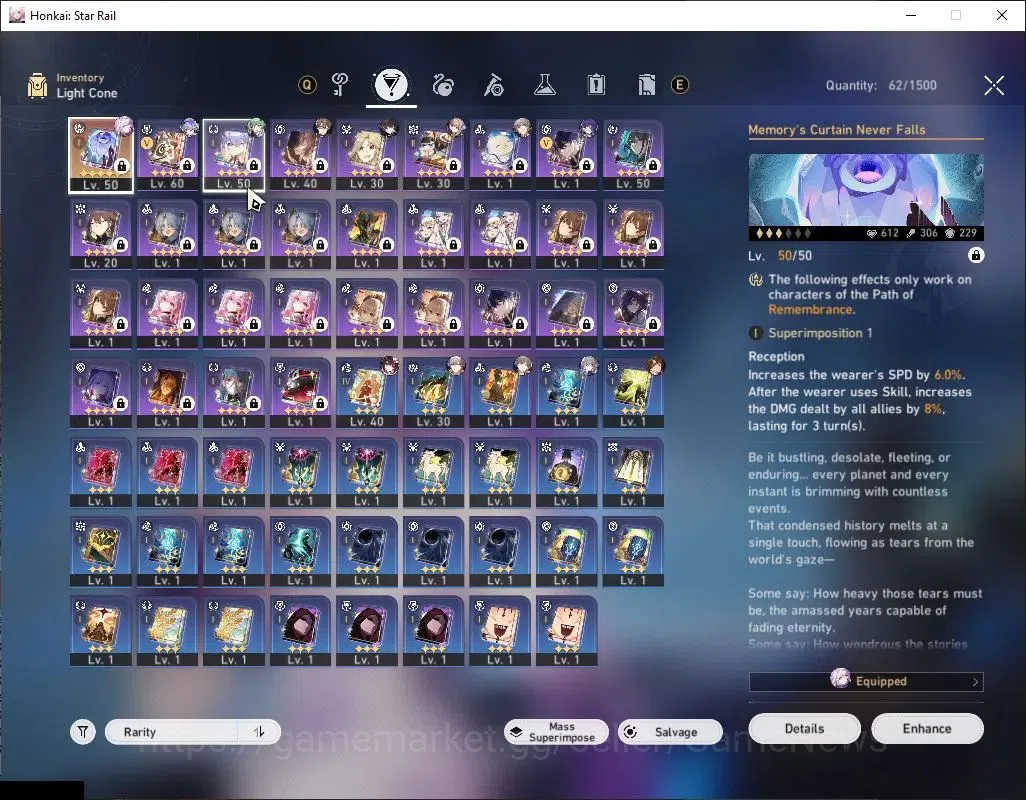 Honkai Star Rail Accounts ASIA|TL 42|4 Limited|Silver Wolf Lv999, Sparkle, C image 5
