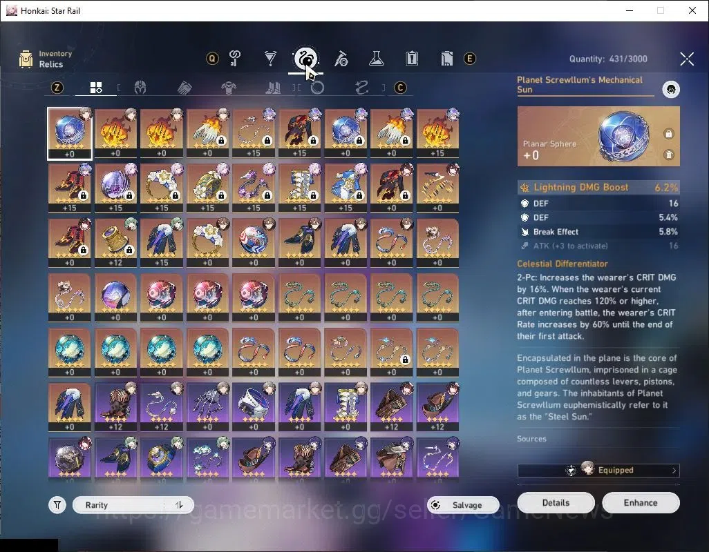 Honkai Star Rail Accounts ASIA|TL 42|4 Limited|Silver Wolf Lv999, Sparkle, C image 7