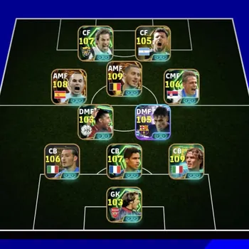 eFootball Accounts High-End Full gacha player max power 3269 Del Piero x hazzard x Inesta x full power back x 6 manager