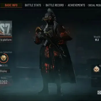 Arena Breakout Accounts High-End Mobile|Lv 30|SV 277M|CV 216M|Night General Set Outfit|Embercore,B Machete|11 Legendary Wpn