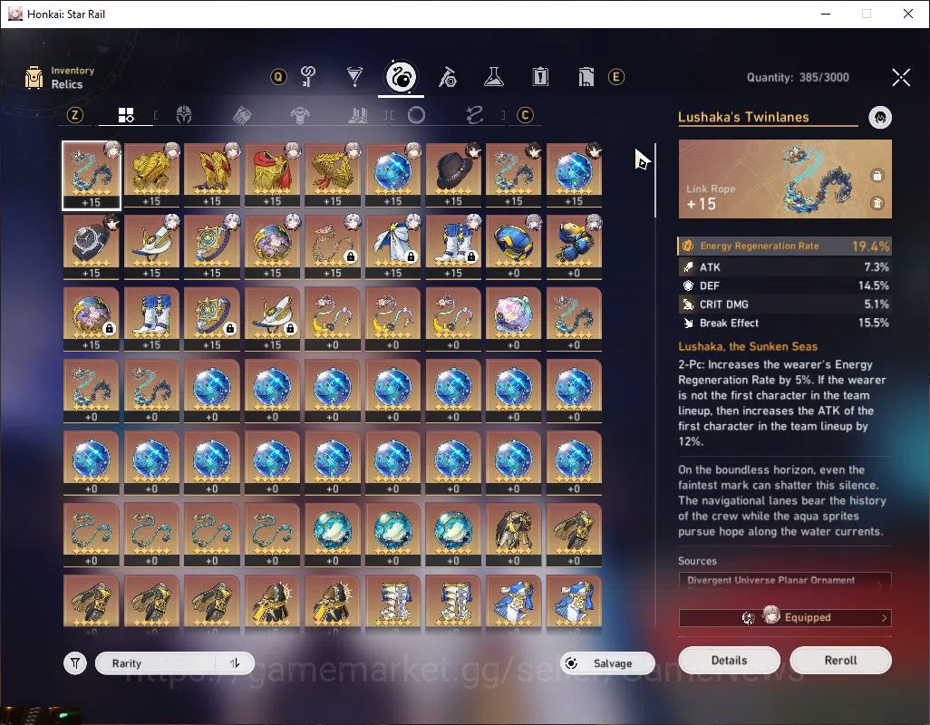 Honkai Star Rail Accounts Mid Game Asia|TL 56|7 Limited 6