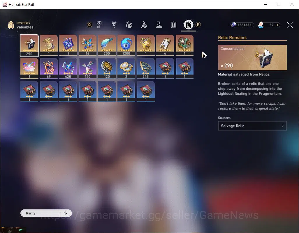 Honkai Star Rail Accounts Mid Game Asia|TL 56|7 Limited 8