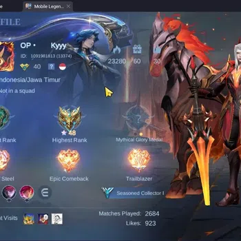 Mobile Legends: Bang Bang Accounts Others Global | Skin 103| Seasoned | Sanrio Floryn | LBOX Leomord | P.ACE Fanny | Epic