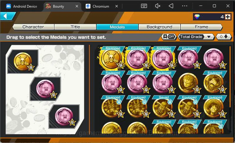 One Piece Bounty Rush Accounts GLOBAL|EX 4+PR 8|BP Kuzan,Flame E Sabo,WI Trafalga image 5