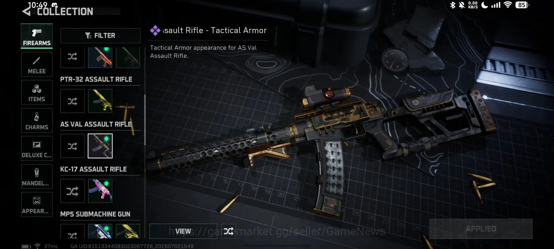 Delta Force Accounts GARENA| OL 47 |TA 240.4M(Aloy 200M)|1 Melee(Execut image 5