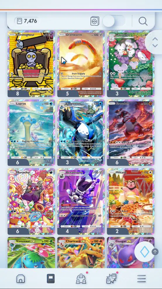 Pokémon TCG Pocket Accounts EN 7,4K Card|125 EX|2Crown (Aegislash Dupe)40Shiny image 13