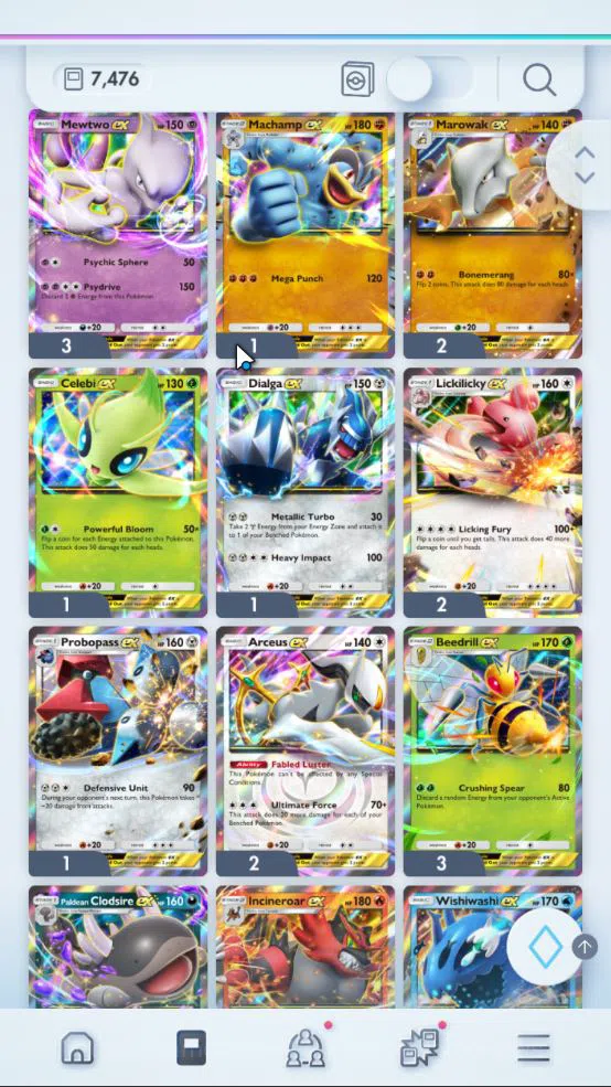 Pokémon TCG Pocket Accounts EN 7,4K Card|125 EX|2Crown (Aegislash Dupe)40Shiny image 14