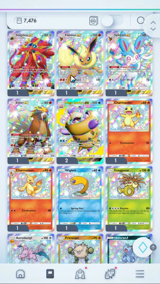Pokémon TCG Pocket Accounts EN 7,4K Card|125 EX|2Crown (Aegislash Dupe)40Shiny image 2