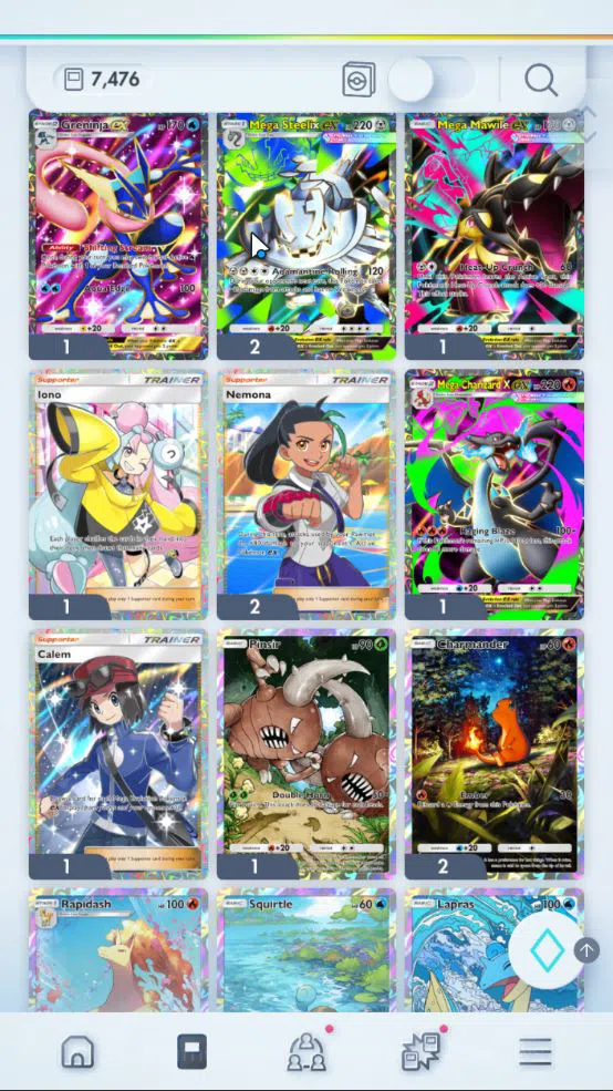 Pokémon TCG Pocket Accounts EN 7,4K Card|125 EX|2Crown (Aegislash Dupe)40Shiny image 7