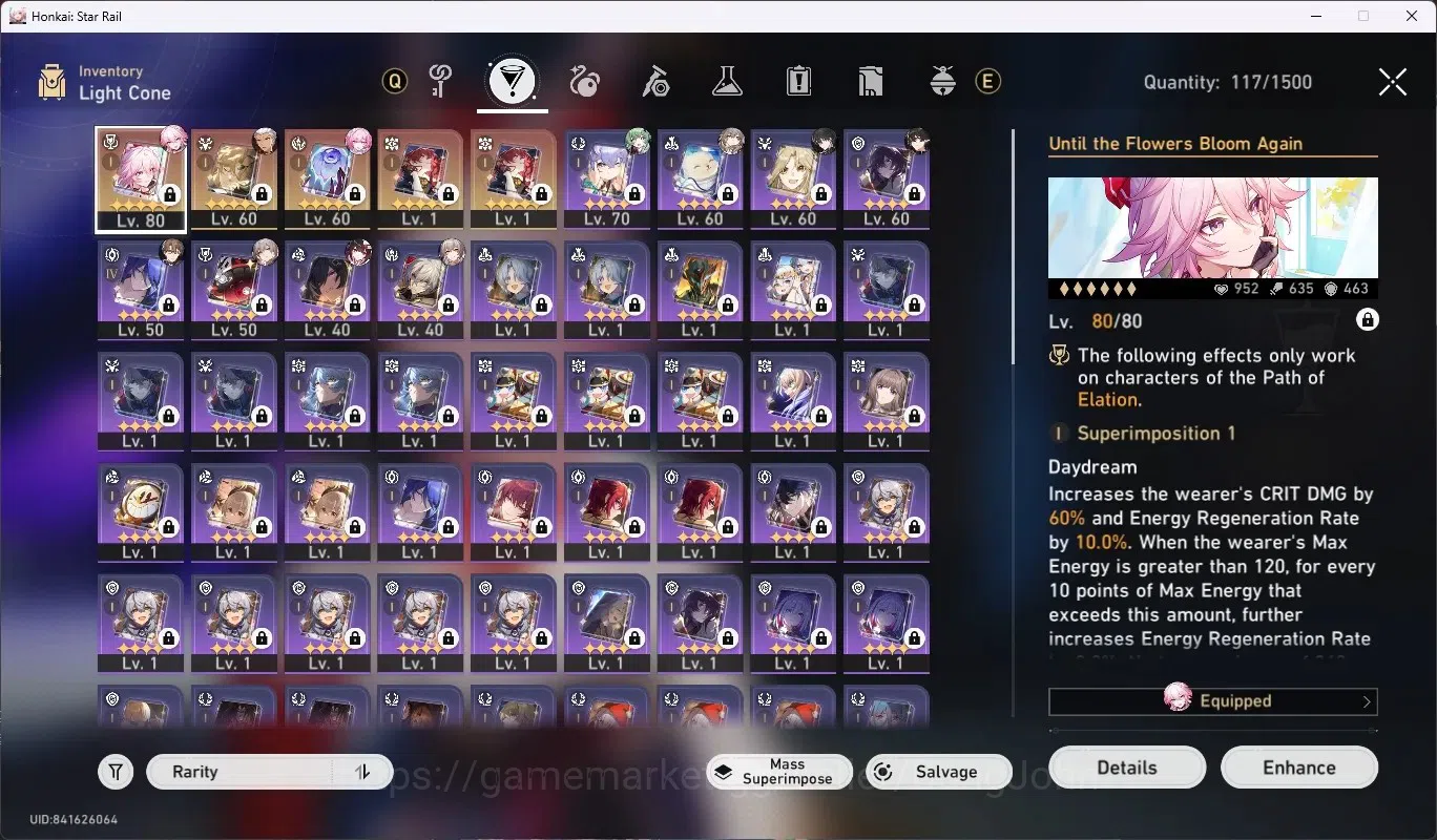 Honkai Star Rail Accounts ASIA|TL 65|8 Limit [Evanescia+Sign],CyreneE2,Houho image 10