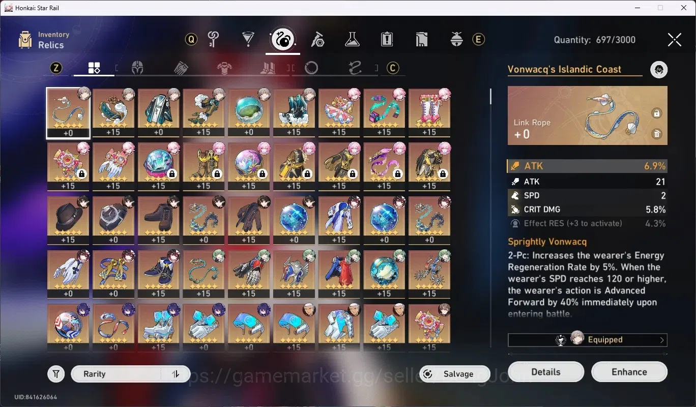 Honkai Star Rail Accounts ASIA|TL 65|8 Limit [Evanescia+Sign],CyreneE2,Houho image 11