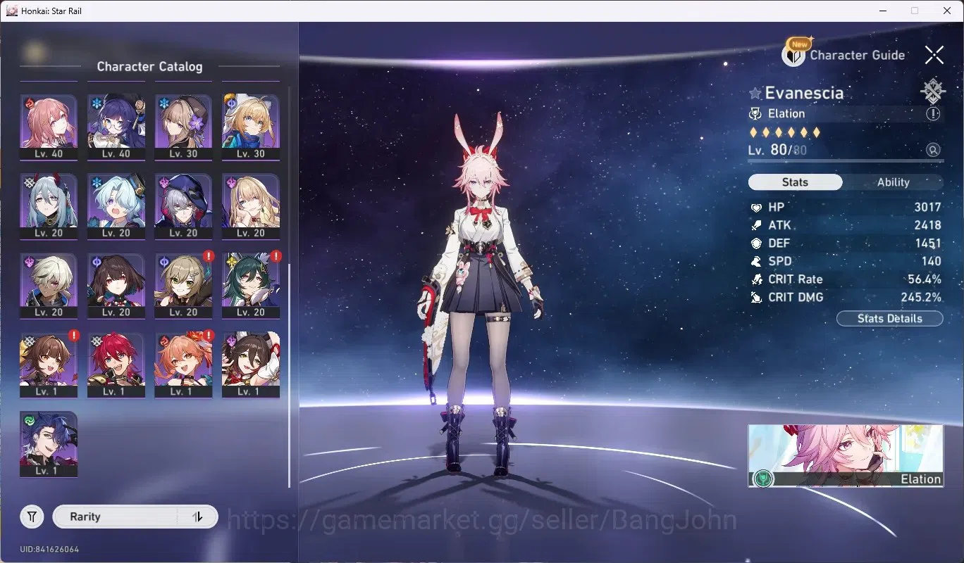 Honkai Star Rail Accounts ASIA|TL 65|8 Limit [Evanescia+Sign],CyreneE2,Houho image 3