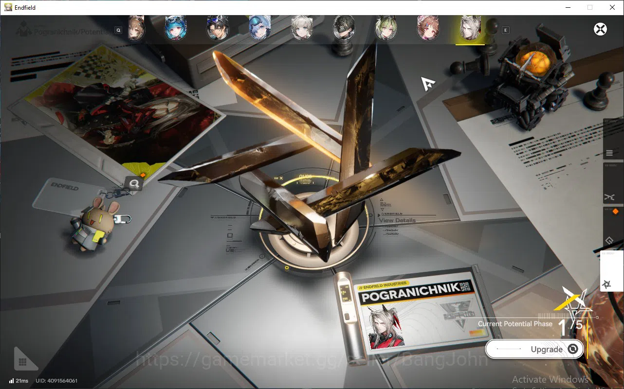 Arknights: Endfield Accounts ASIA | lv 52, Yvonne, Lastrite, Lifeng, pogra, WP 6s 9 for sign n detail Check SS AKE190B 11