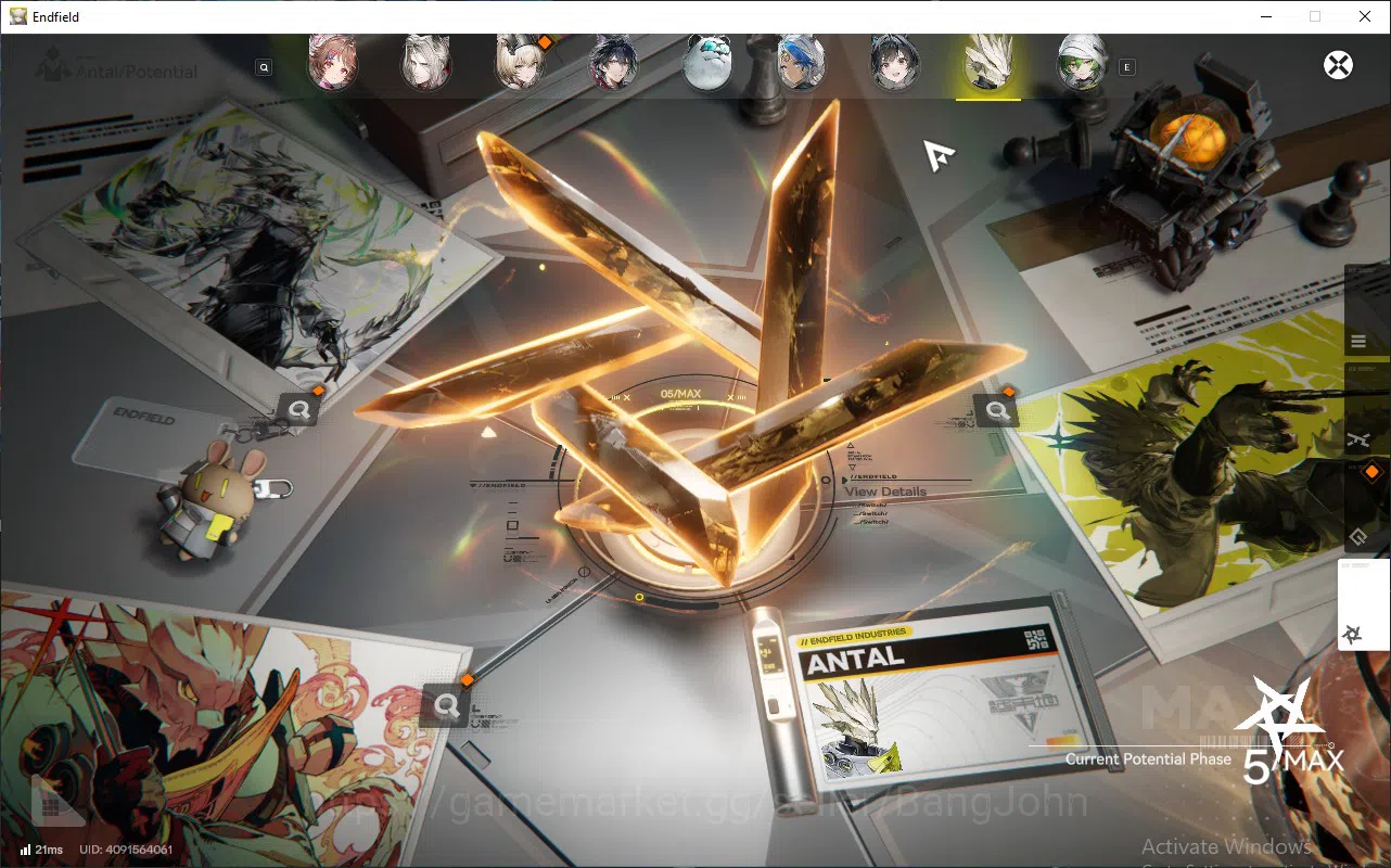 Arknights: Endfield Accounts ASIA | lv 52, Yvonne, Lastrite, Lifeng, pogra, WP 6s 9 for sign n detail Check SS AKE190B 13