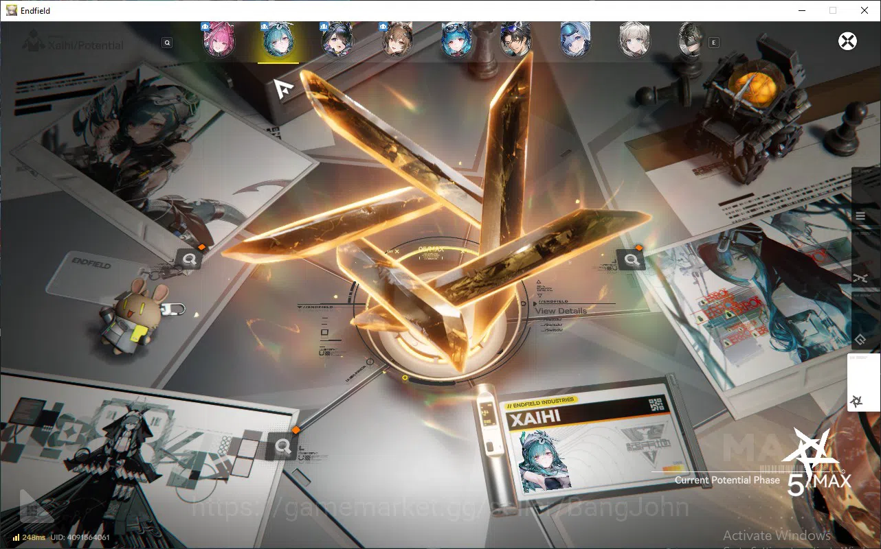 Arknights: Endfield Accounts ASIA | lv 52, Yvonne, Lastrite, Lifeng, pogra, WP 6s 9 for sign n detail Check SS AKE190B 5
