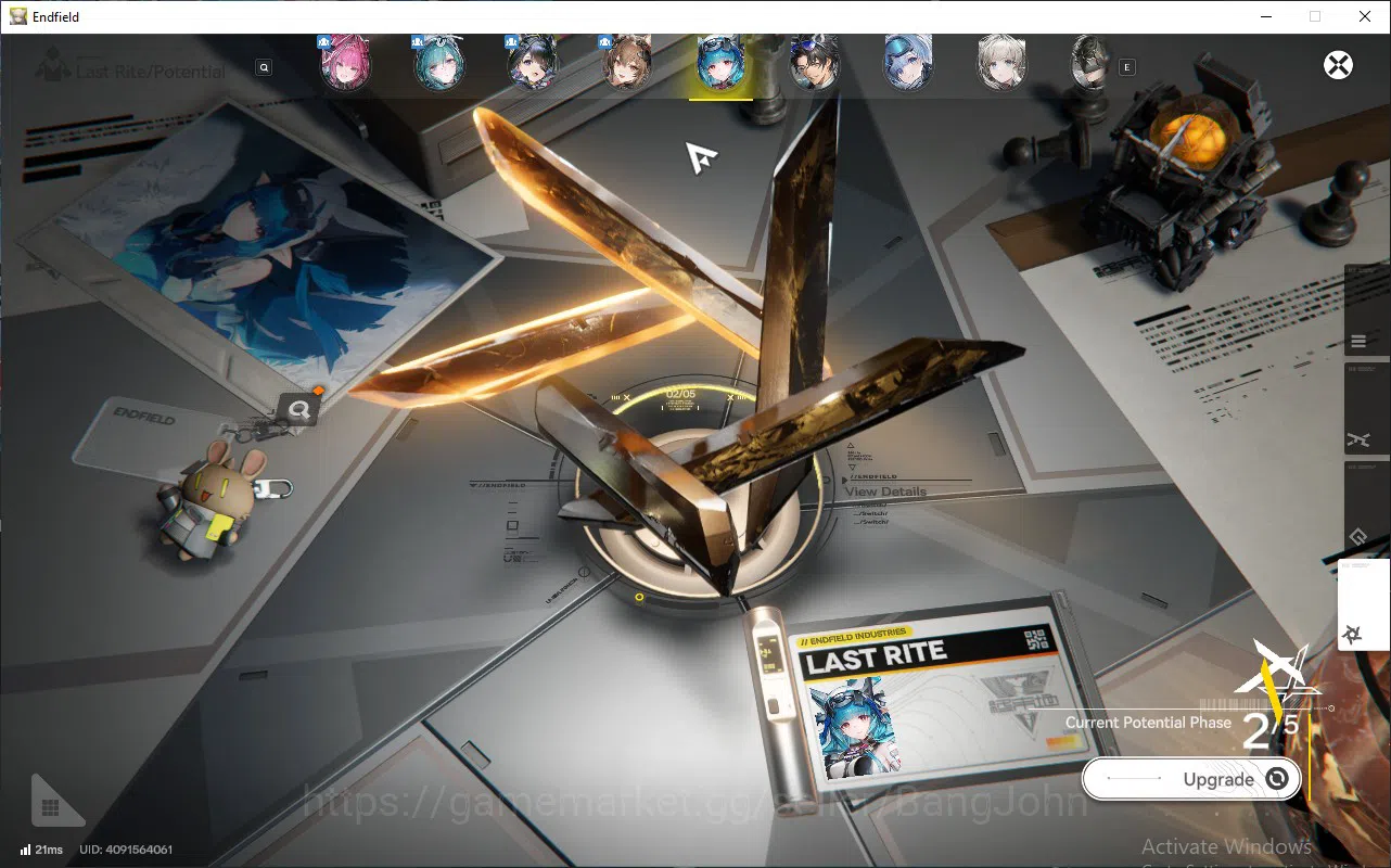 Arknights: Endfield Accounts ASIA | lv 52, Yvonne, Lastrite, Lifeng, pogra, WP 6s 9 for sign n detail Check SS AKE190B 6